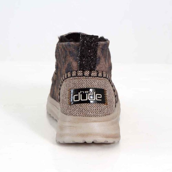 Shoes | Helis Leopard Fleece Hey Dudes 